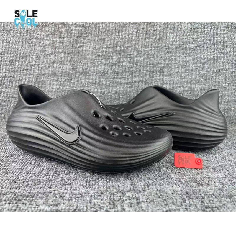 Nike ReactX Rejuven8 Triple Black New Foam Comfy Men’s Sandals HV5060-001