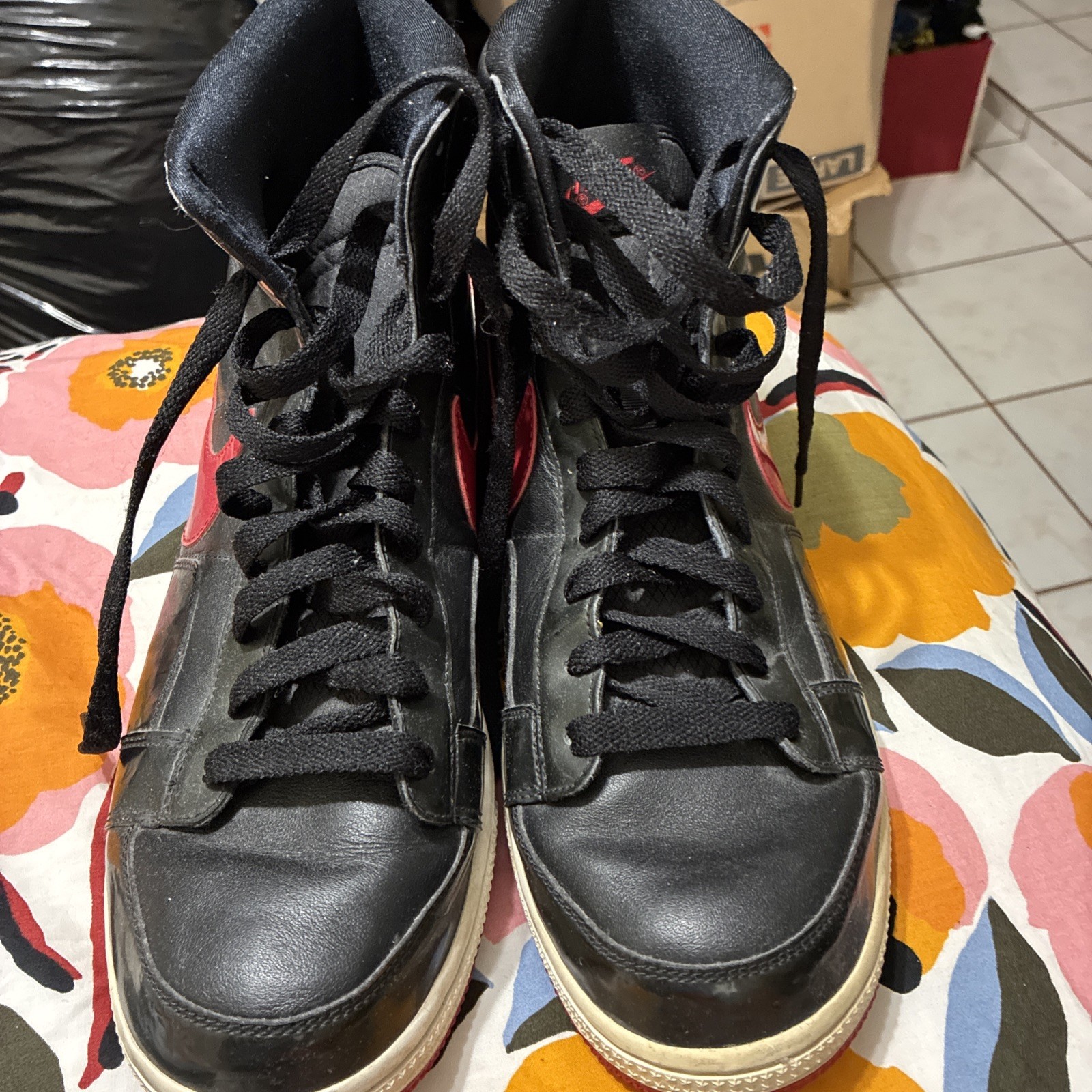 NIKE DYNASTY HI 81 2009 Mens Sz 13 Us Sneakers 386470-061 Used Clean No returns