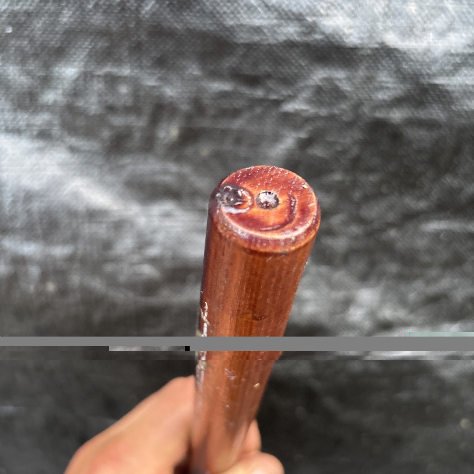 Vintage Hardwood Walking Cane 35 1/2”