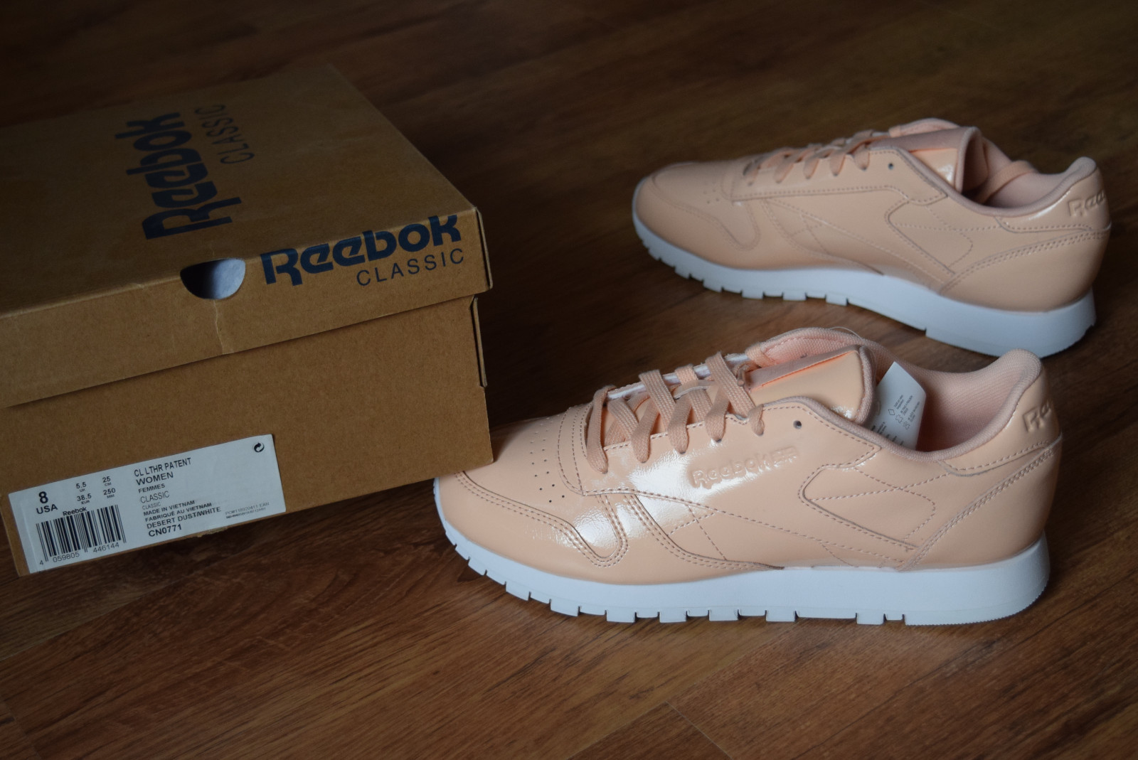 Reebok Classic Leather Patent 36 37 38 39 40 41 CN0771 paint princess spirit