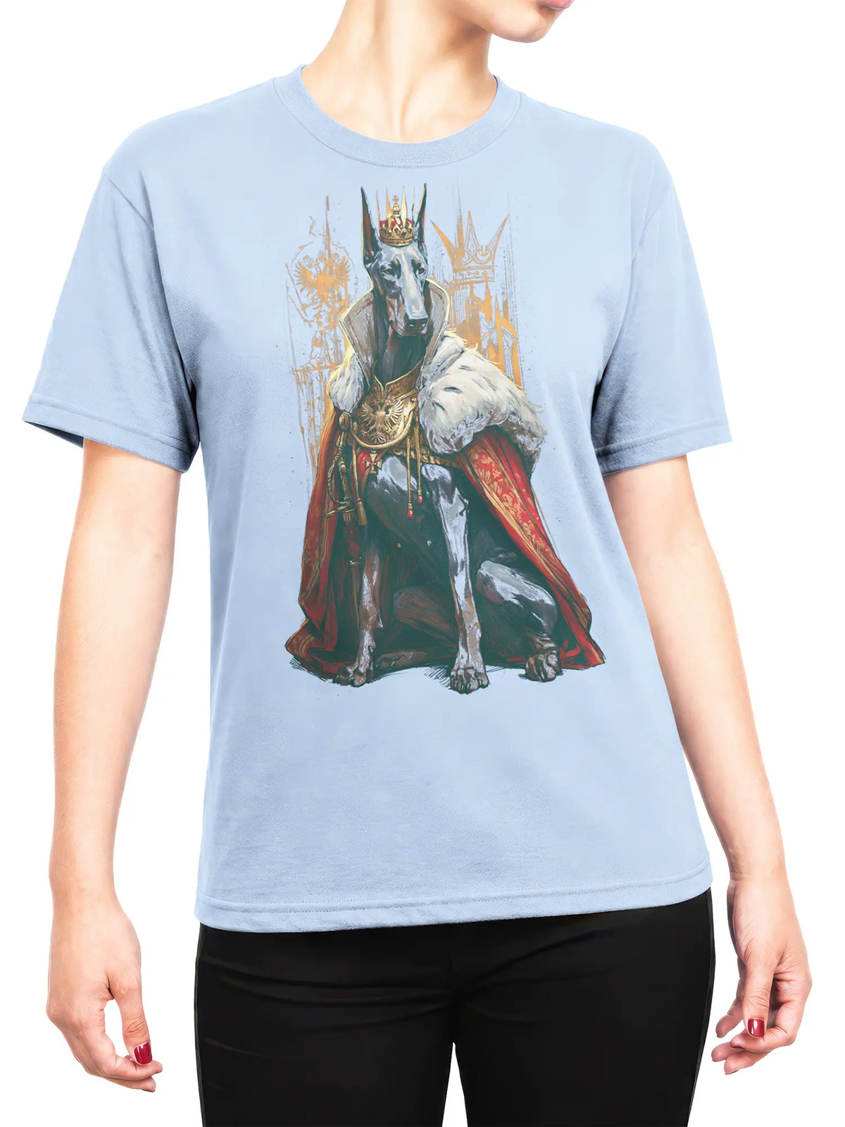 Crowned Regent Doberman T-Shirt | Unisex