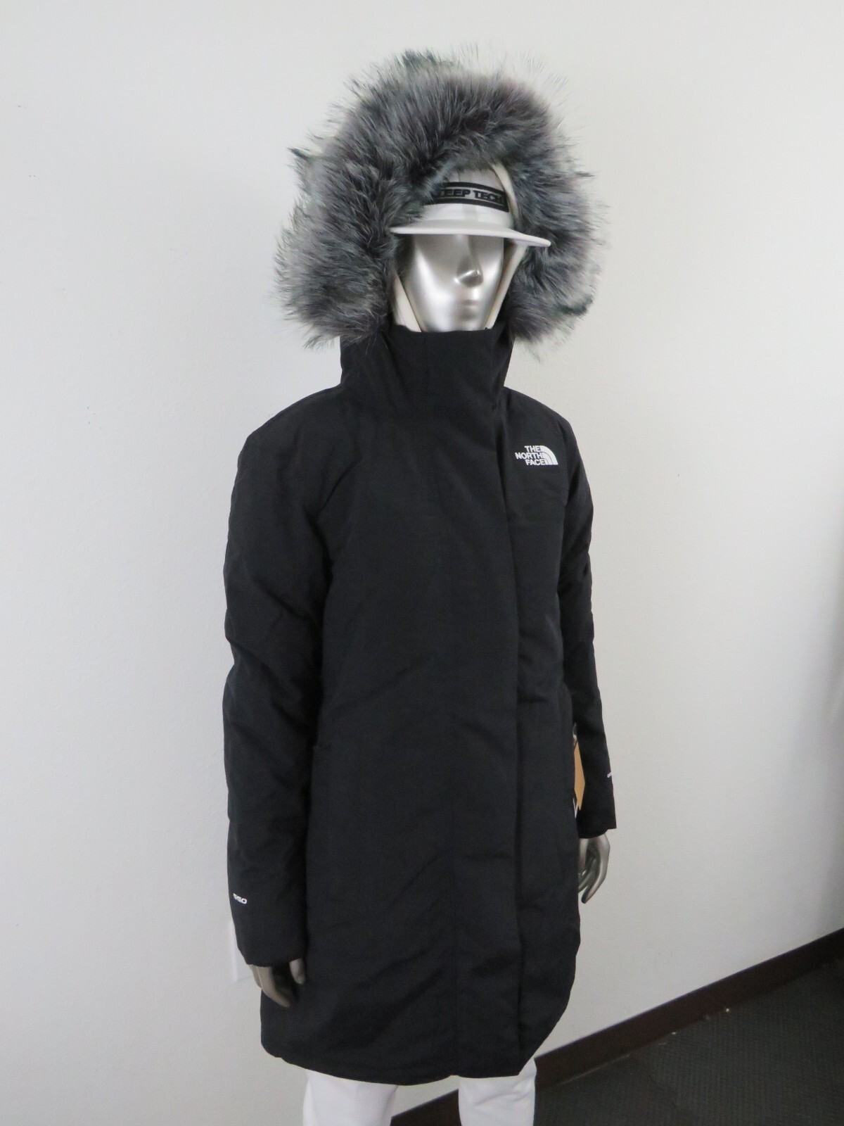 Womens The North Face Arctic Parka Down Waterproof Warm Winter Jacket Black $350