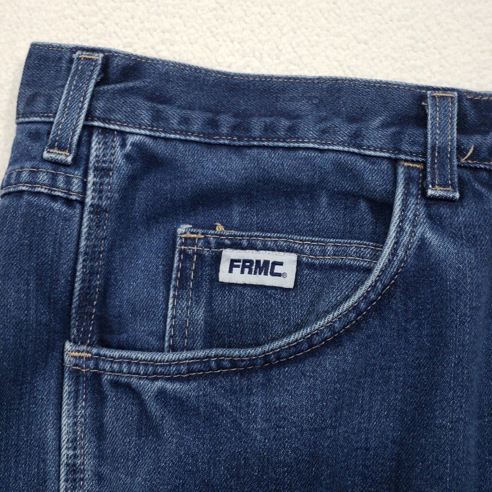 Tyndale FRMC Jeans Men 32×30 Blue Flame Resistant Carpenter Work Denim F290T