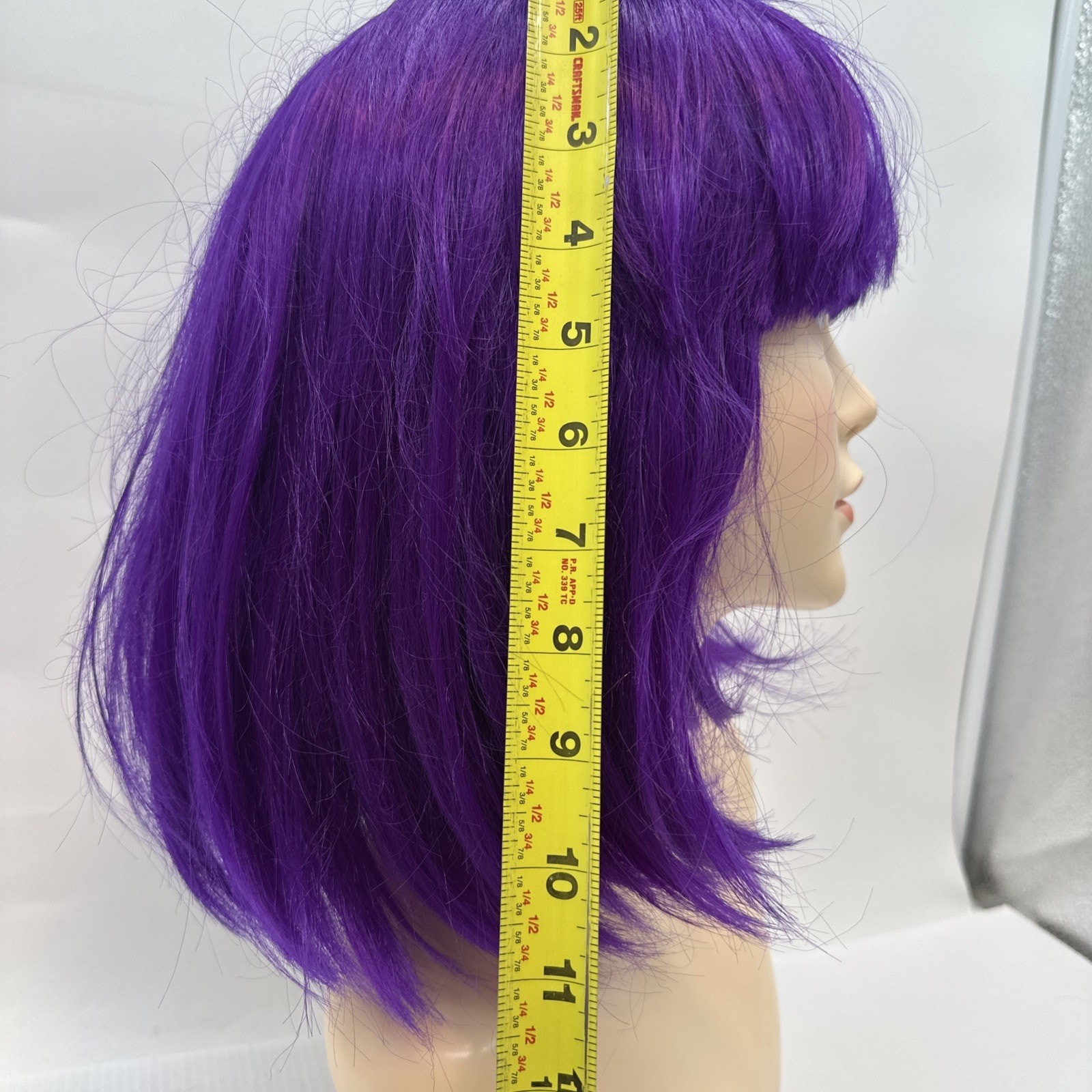 Wig Purple Bob Style Synthetic Fiber Mardi Gras Costume Cos Play Halloween Wig