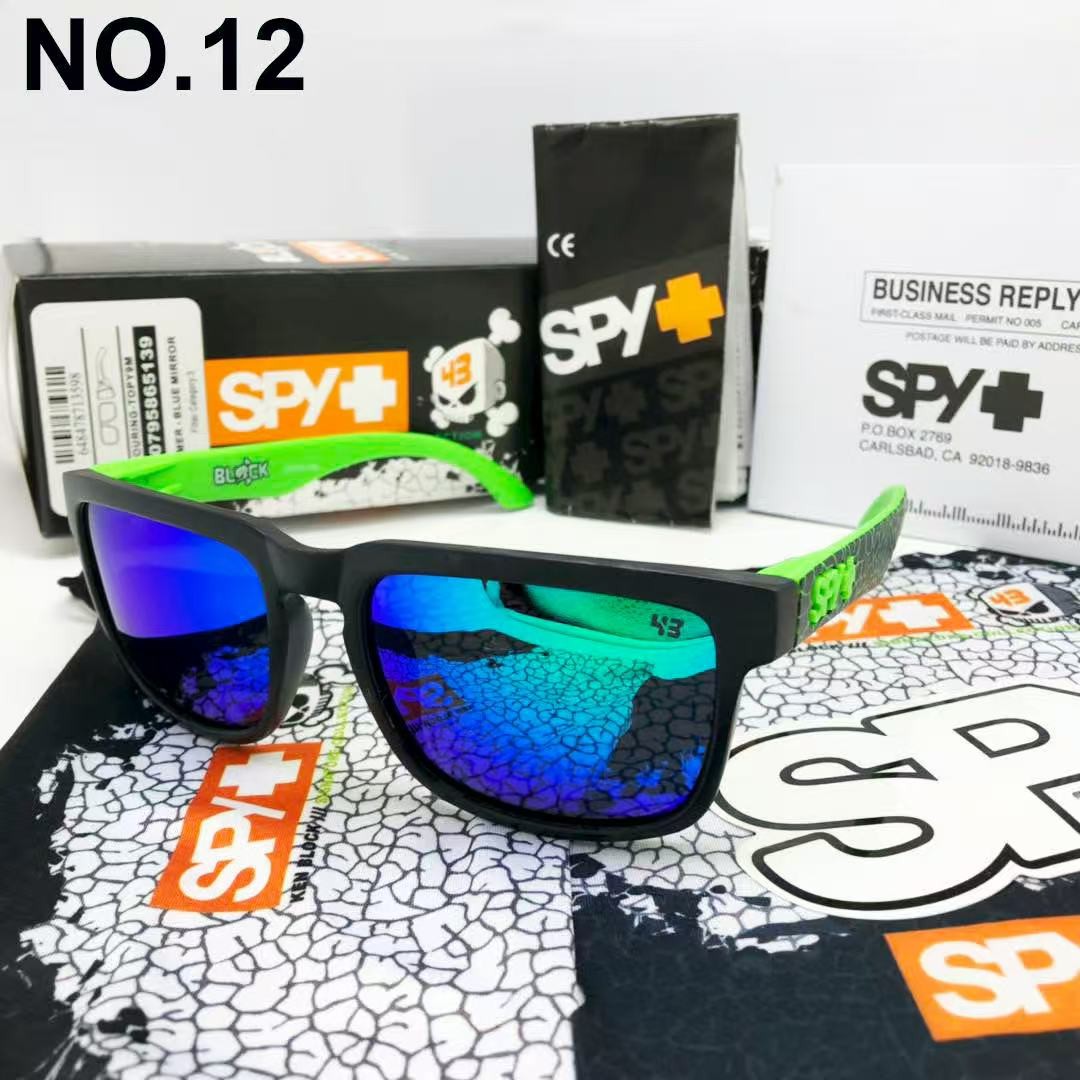 New Spy Polarized Sunglasses Men Classic Ken Block Unisex Square Original Box.