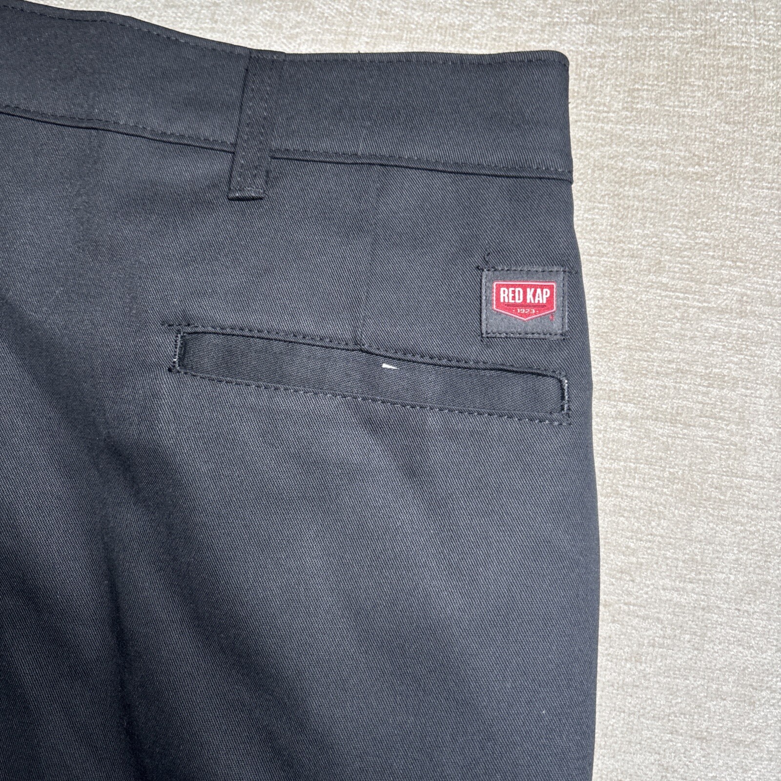 Red Kap PT88 Mens Cargo Pant W/Snaps-Blk-42W x30 Unhemmed Black