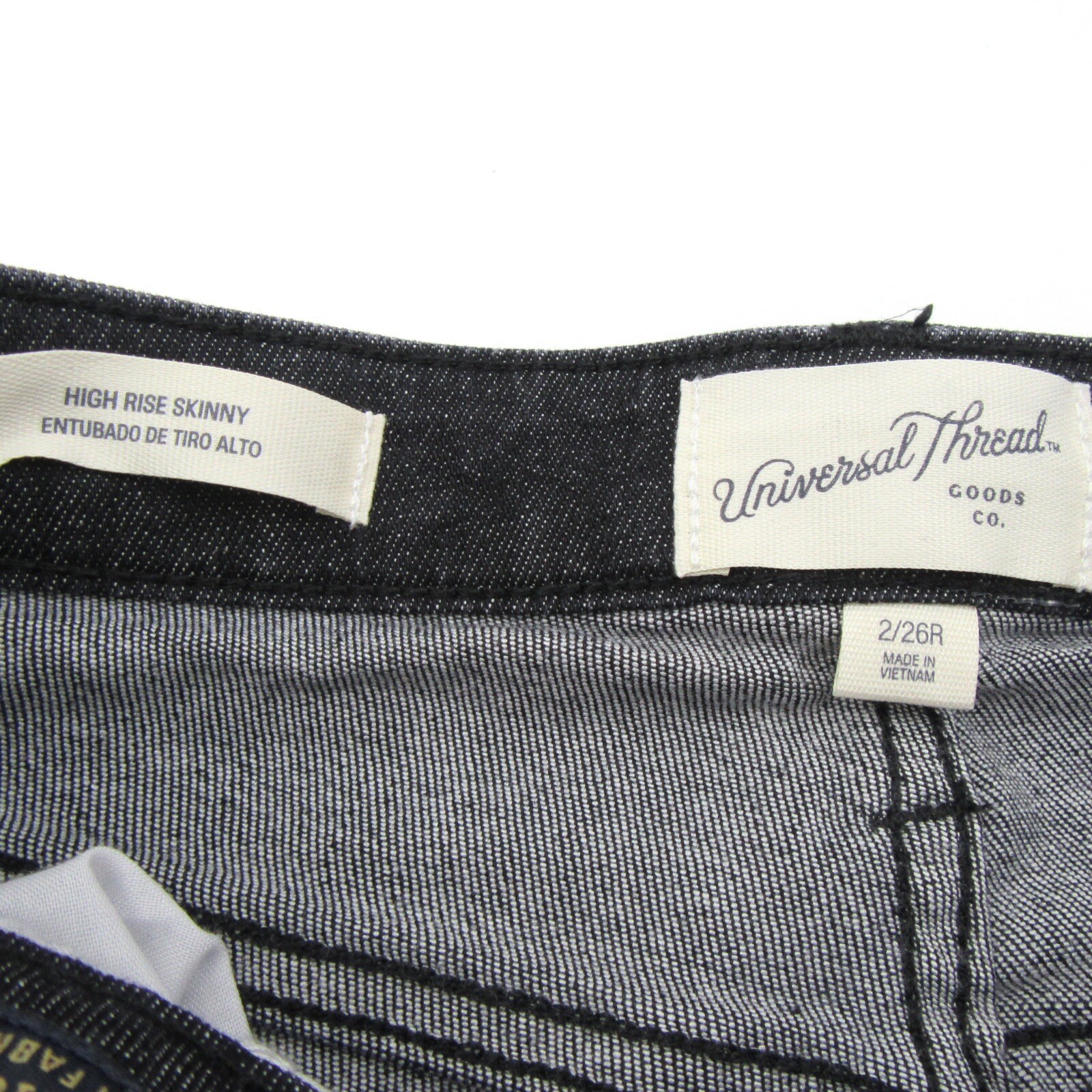 Universal Thread Womens Size 2/26R High-Rise Skinny Jeans Sulphur