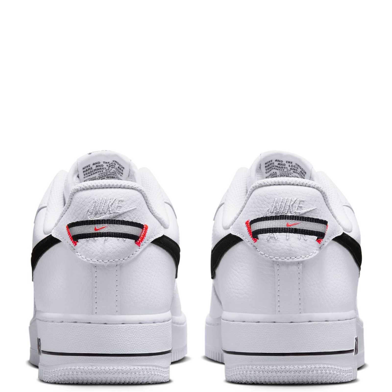 Men’s Nike Air Force 1 ’07 LV8 White/Black-Bright Crimson (HV9509 100)
