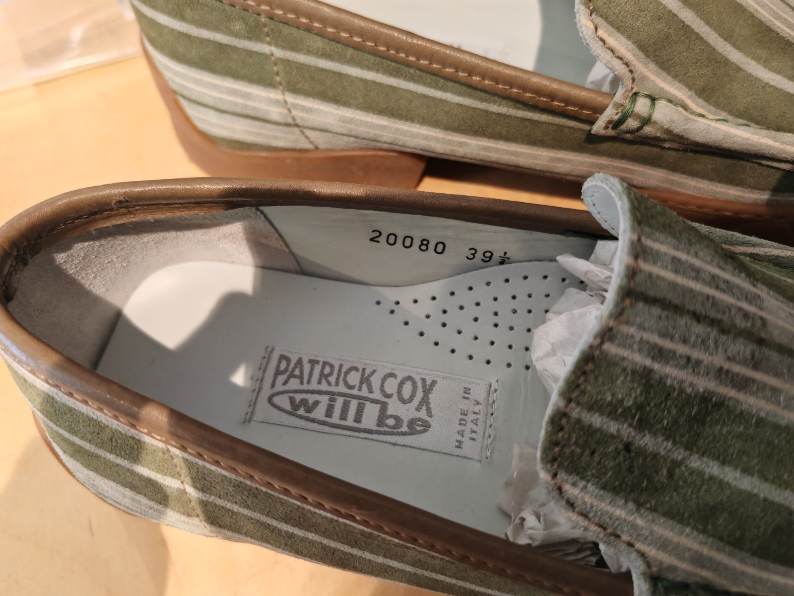 Rare Patrick Cox Men’s Shoes Loafers EU39.5/US6.5/UK5.5 Made in Italy Collector