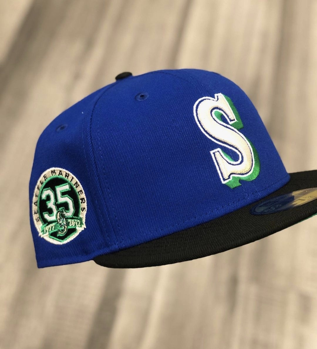 Hat Club Exclusive Crossover Seattle Seahawks Mariners New Era Fitted 7 3/8