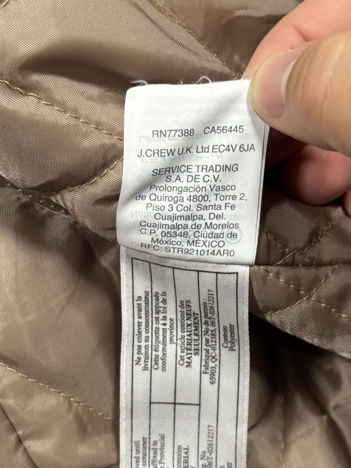 J.Crew Mercantile Thompson Wool Blend Topcoat Men’s Size 40 Camel Brown