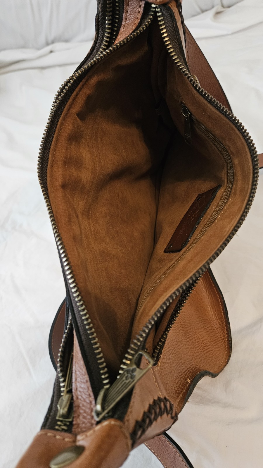 Patricia Nash Camille Embossed Leather Crossbody Bag Adjustable Strap NWOT