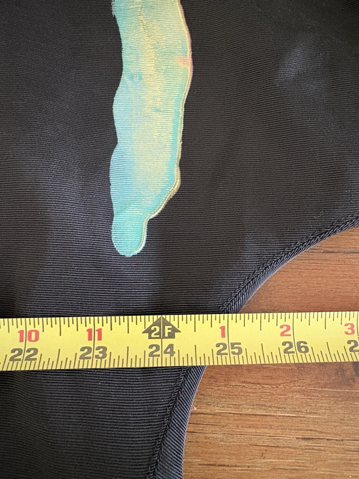 VTG TERRY & TONI Hand Painted Kimono Jacket Black Batwing Cocoon Art To Wear 80s