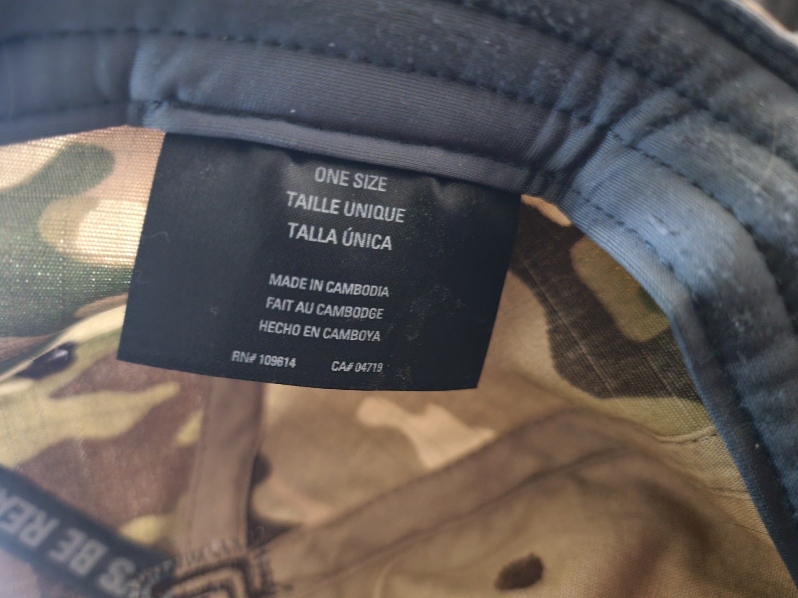 5.11 Tactical Flag Bearer Cap Hat One Size MultiCam