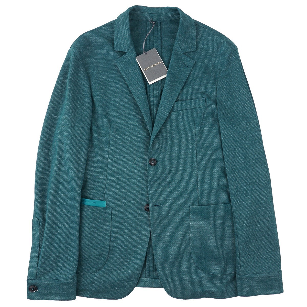 Brett Johnson Jersey Linen-Cotton Unlined Shirt-Jacket Blazer S 38-39 (Eu48) NWT
