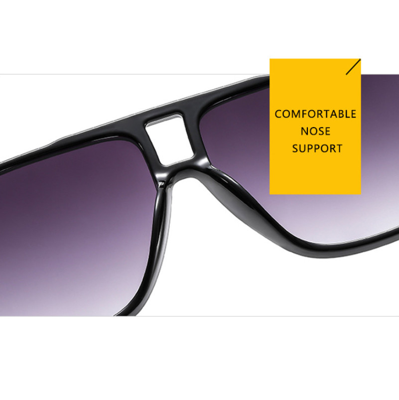 Retro Square 70s Sunglasses for Men Women Vintage Trendy Sun Glasses With UV400