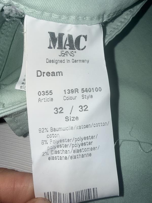 women mac jeans jeans mint xs
