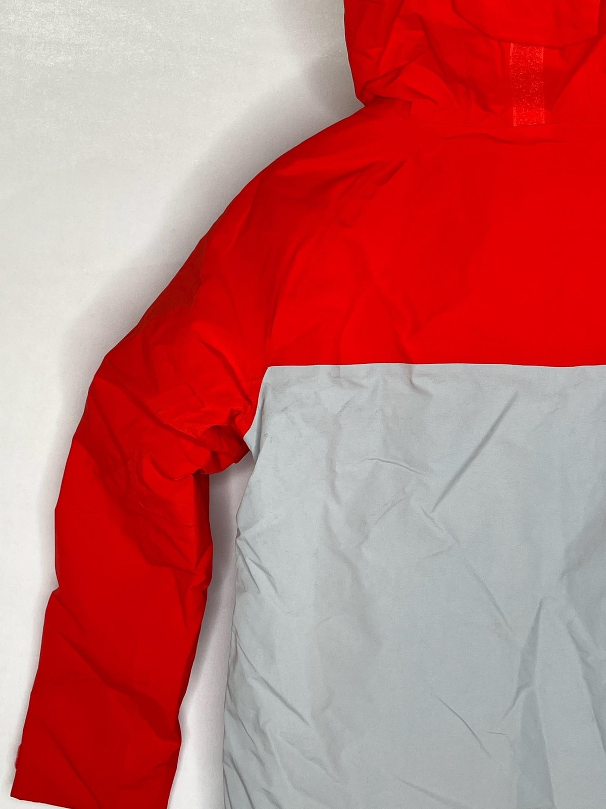 Burton K Frostner Anorak Jacket Youth 10 Red Gray Insulated Ski Pullover NEW