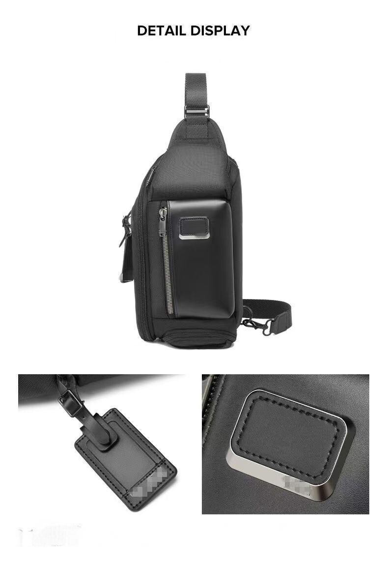 TUMI ALPHA elly Sling Bag New Nylon Leather Black Shoulder bag 232399 outlet