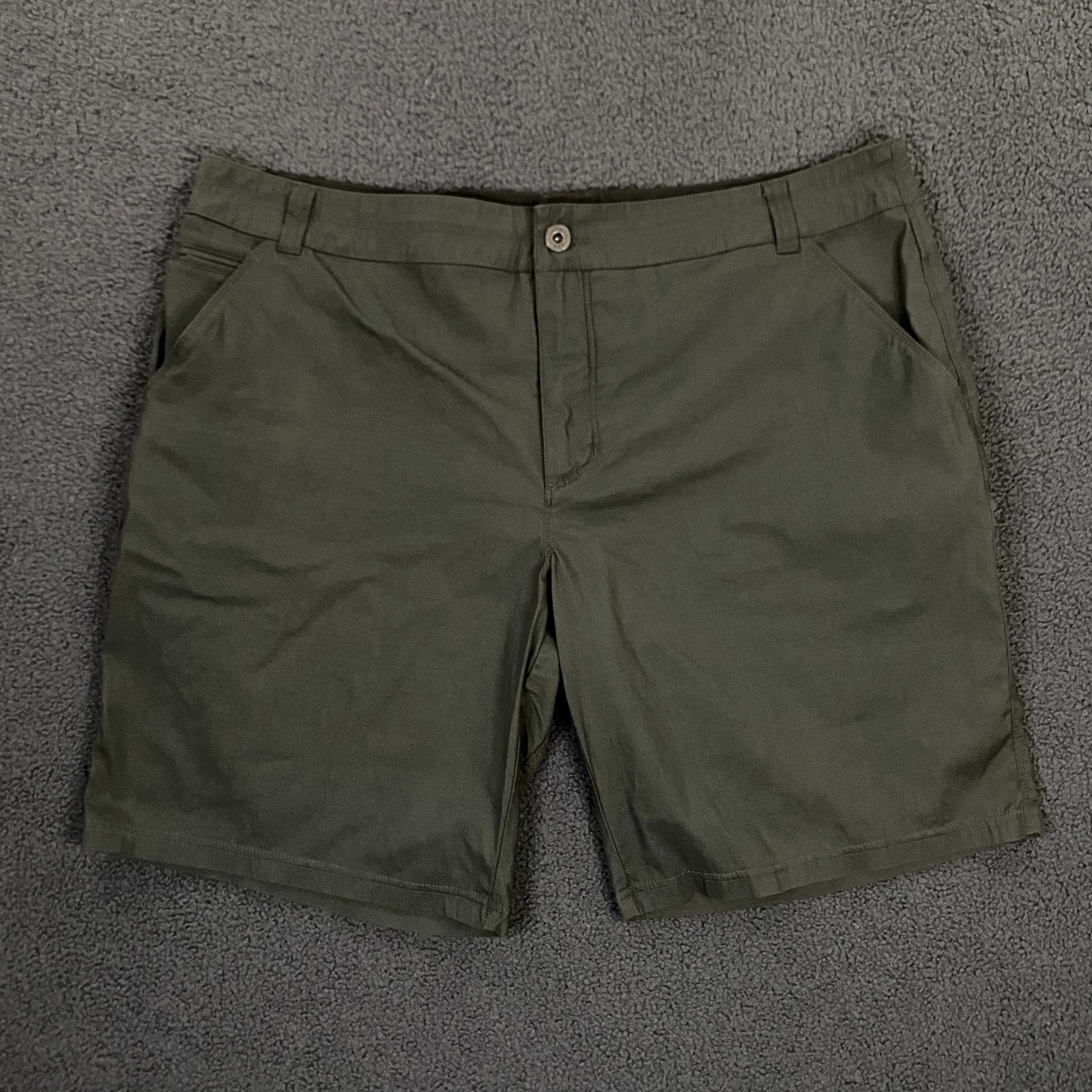 Kuhl Resistor Lite Chino Short Mens 40 Gray Stretch Cotton Nylon Hiking Casual