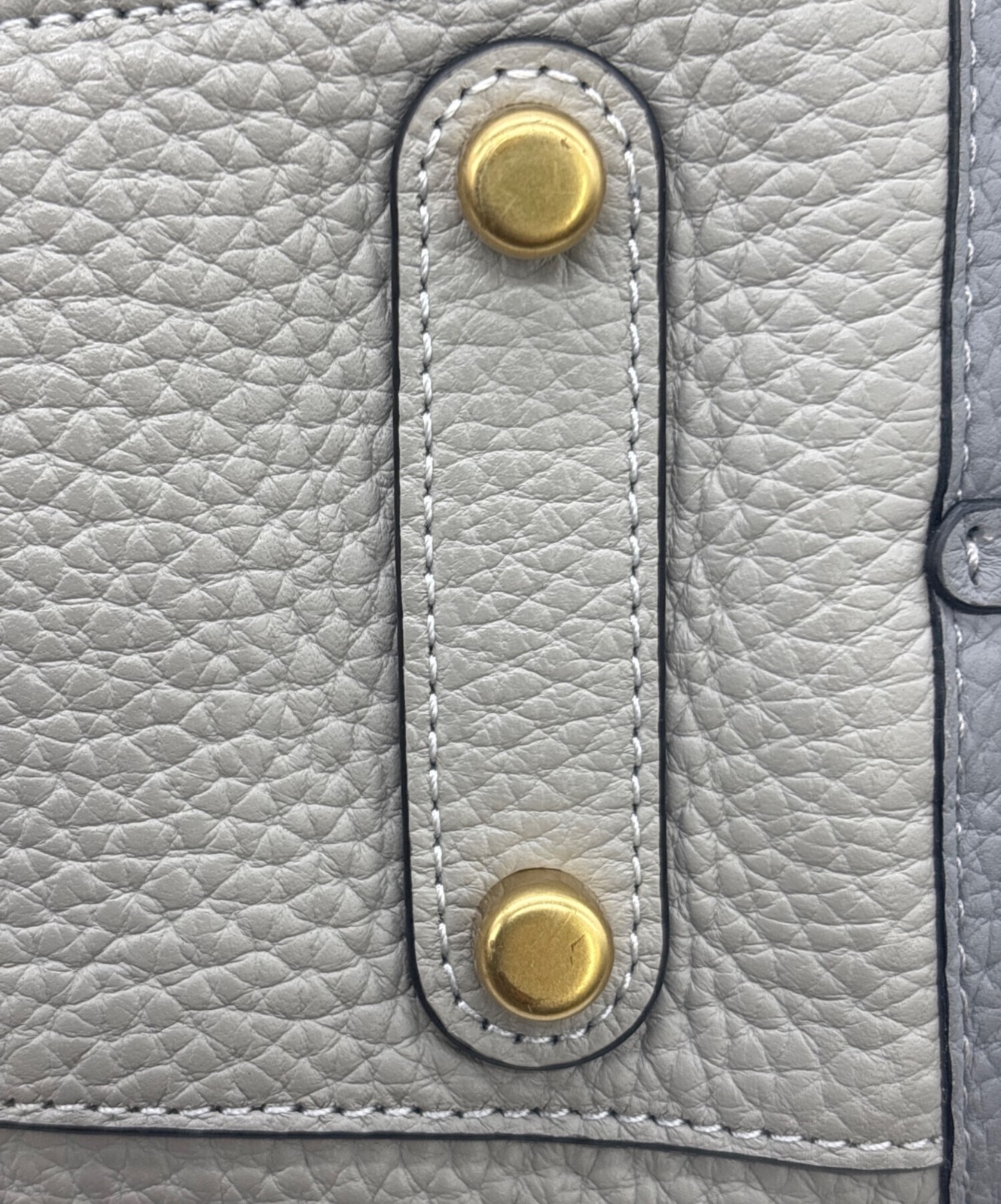 COACH LORI Handbag C6627 Tote bag SHOULDER BAG Leather Grey Women’s Auth