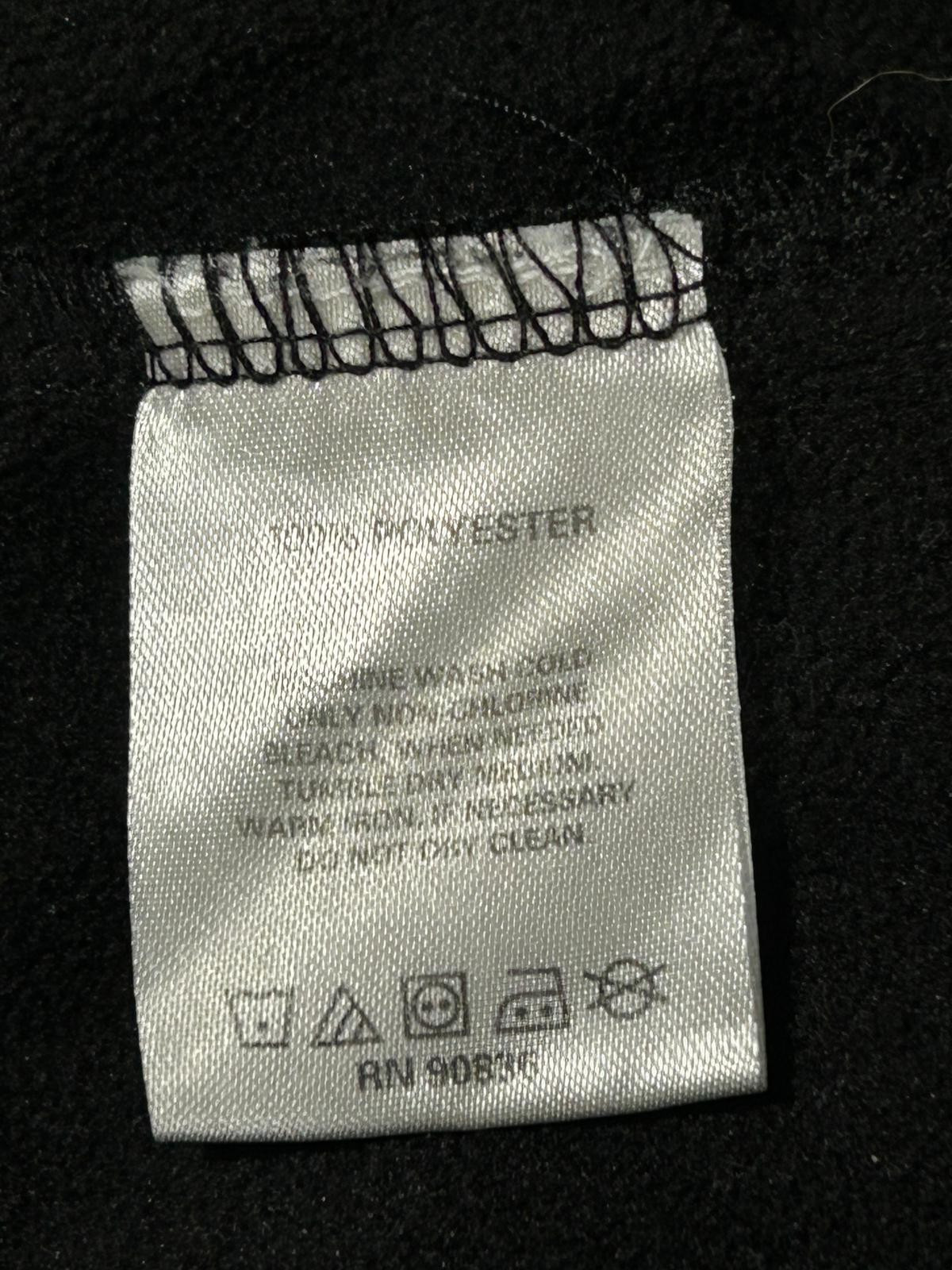 Dunkin Donuts Jacket Black Full Zip Port Authority Fleece Lined Size M