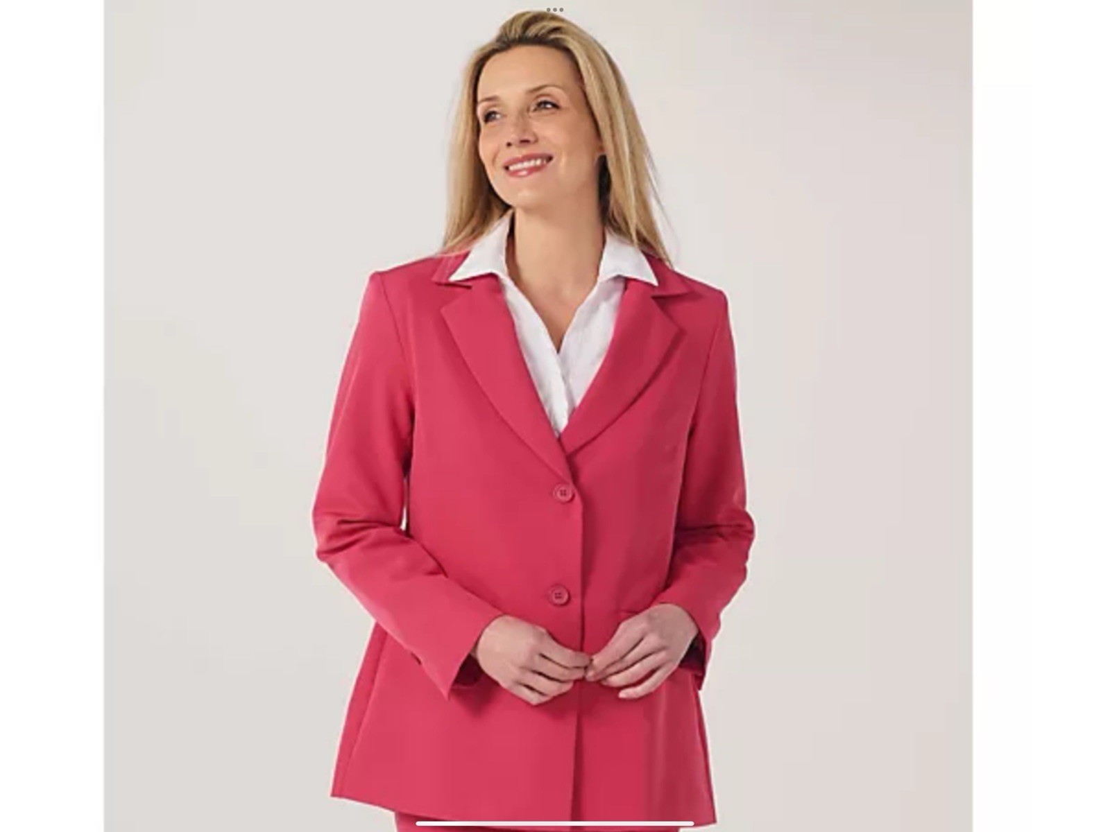 Ruth Langsford Soft Tailored Jacket Size 20 Pink