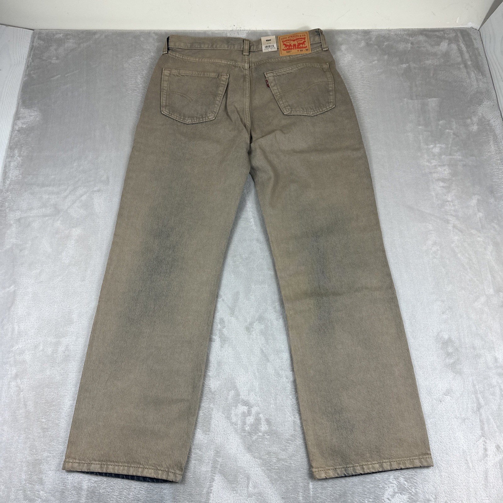 Levi’s 565 Jeans Men’s Size 32×32 Loose Straight Tan/Brown Denim Cotton