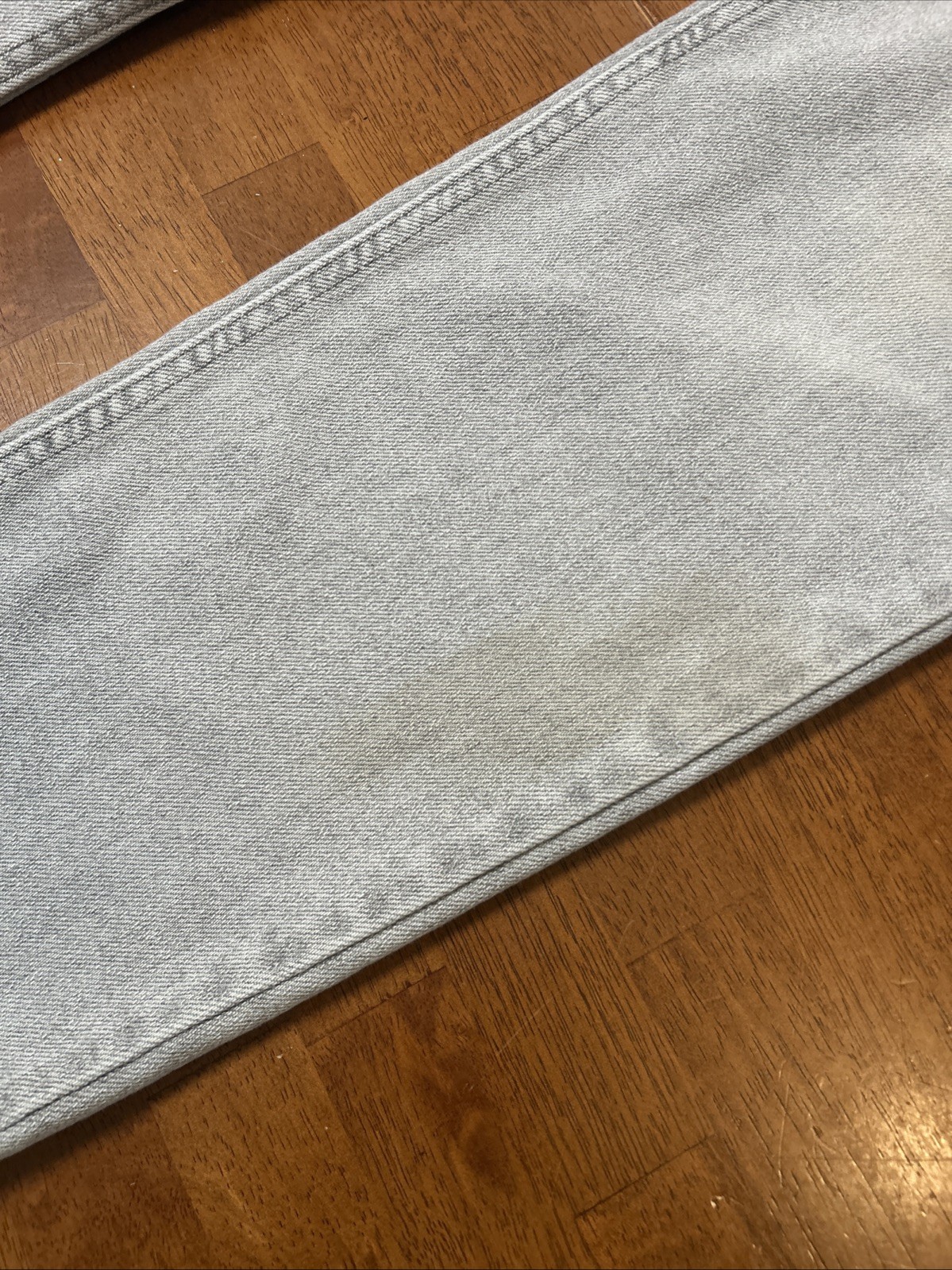 Vintage Levi’s 540 Jeans Men’s Size 36×30 Gray Flex Denim Brown Tab 90s