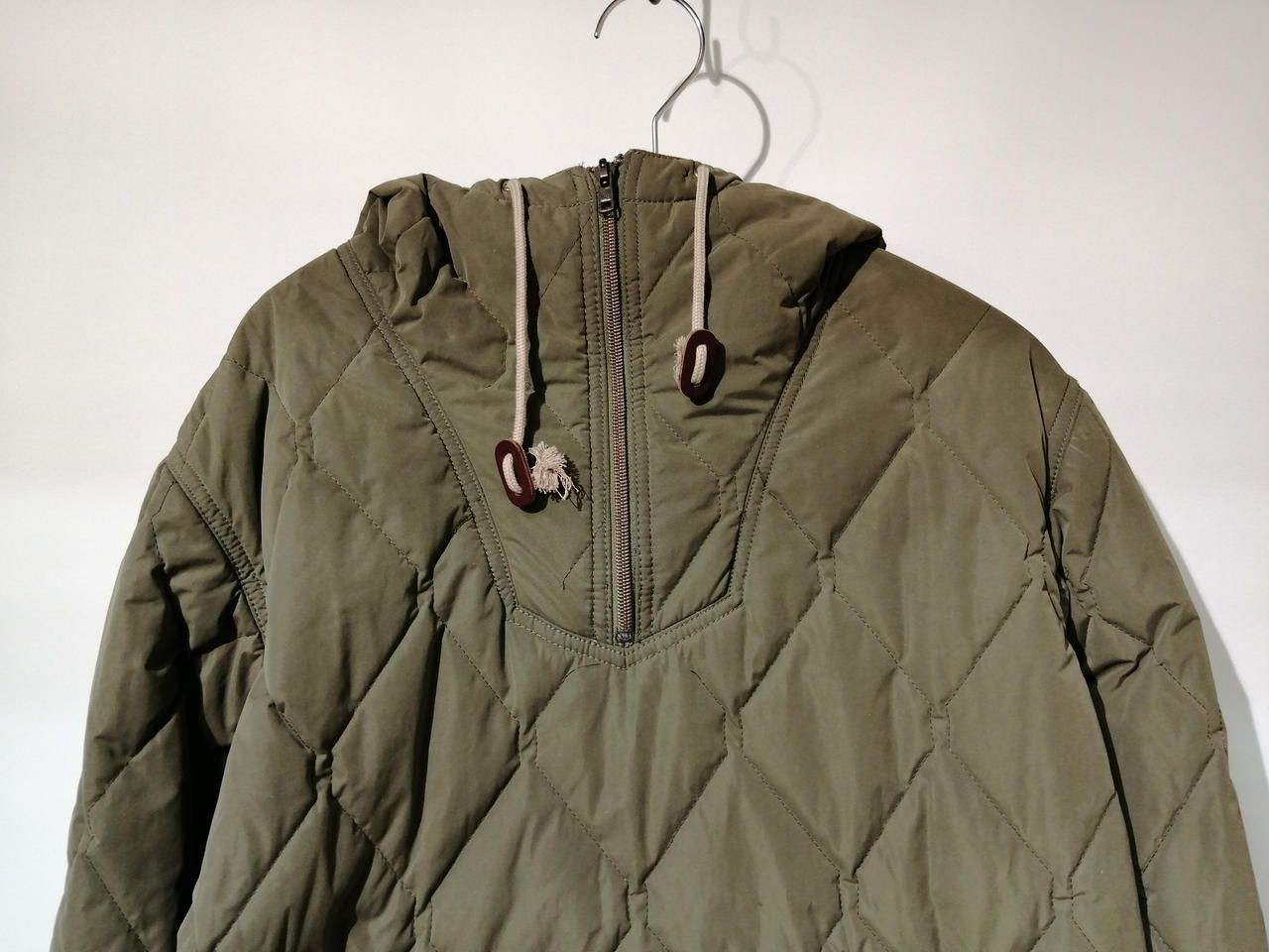 RUDE GALLERY Half Zip Batting Quilt Jacket Used