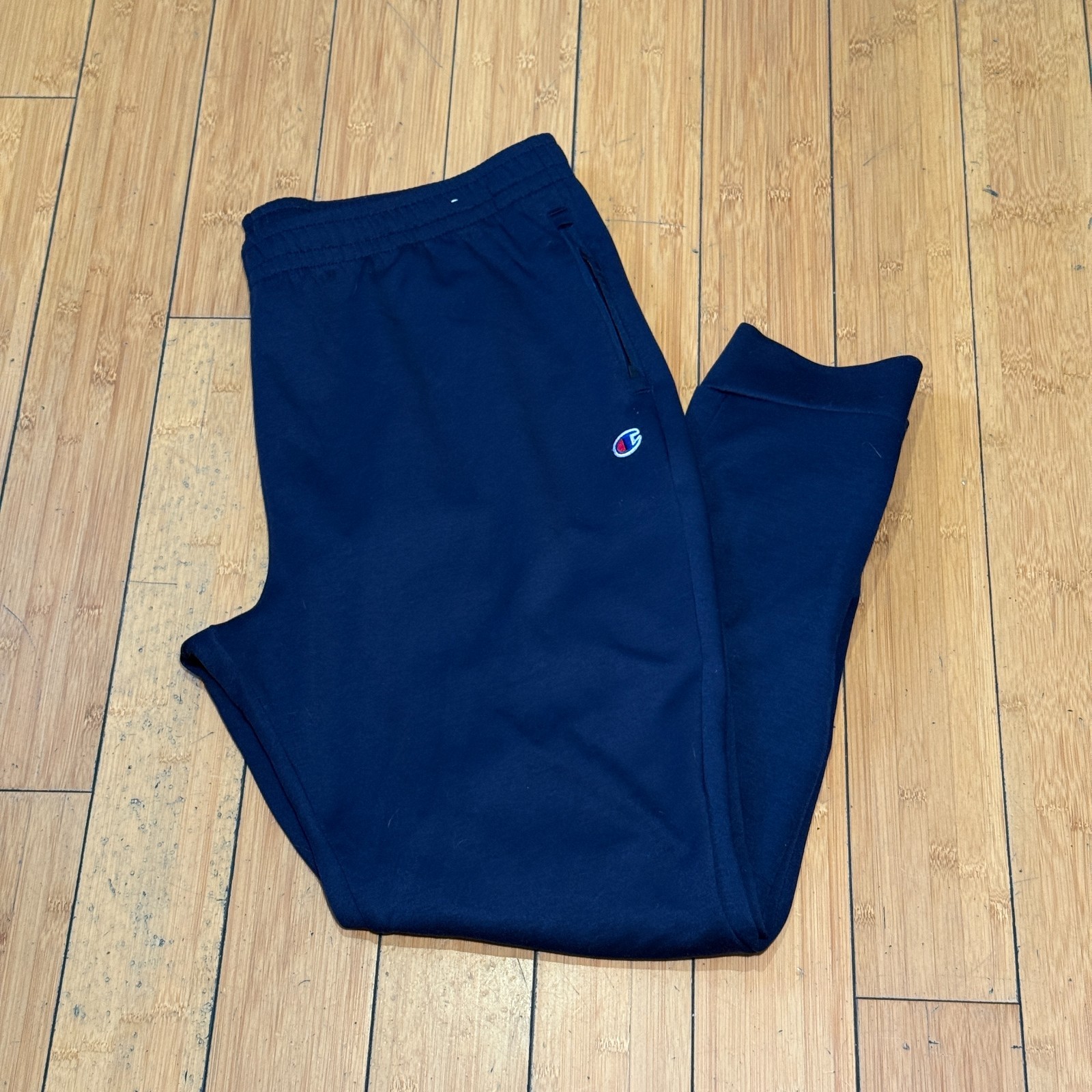 CHAMPION Active Tapered Zip Leg Sweat Pants Blue Woman Sz XXL