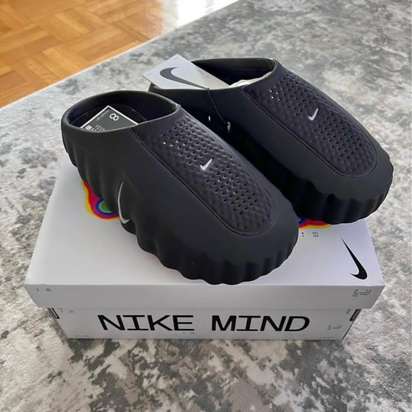 Nike mind 001 black slides Size 42 EU