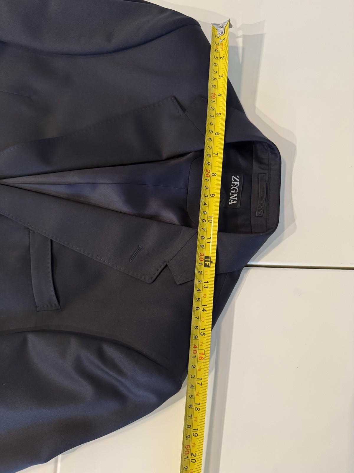 Zegna Drop 8 Slim Fit Midnight Blue Wool-Mohair 2-PC Suit IT52 Made In Italy
