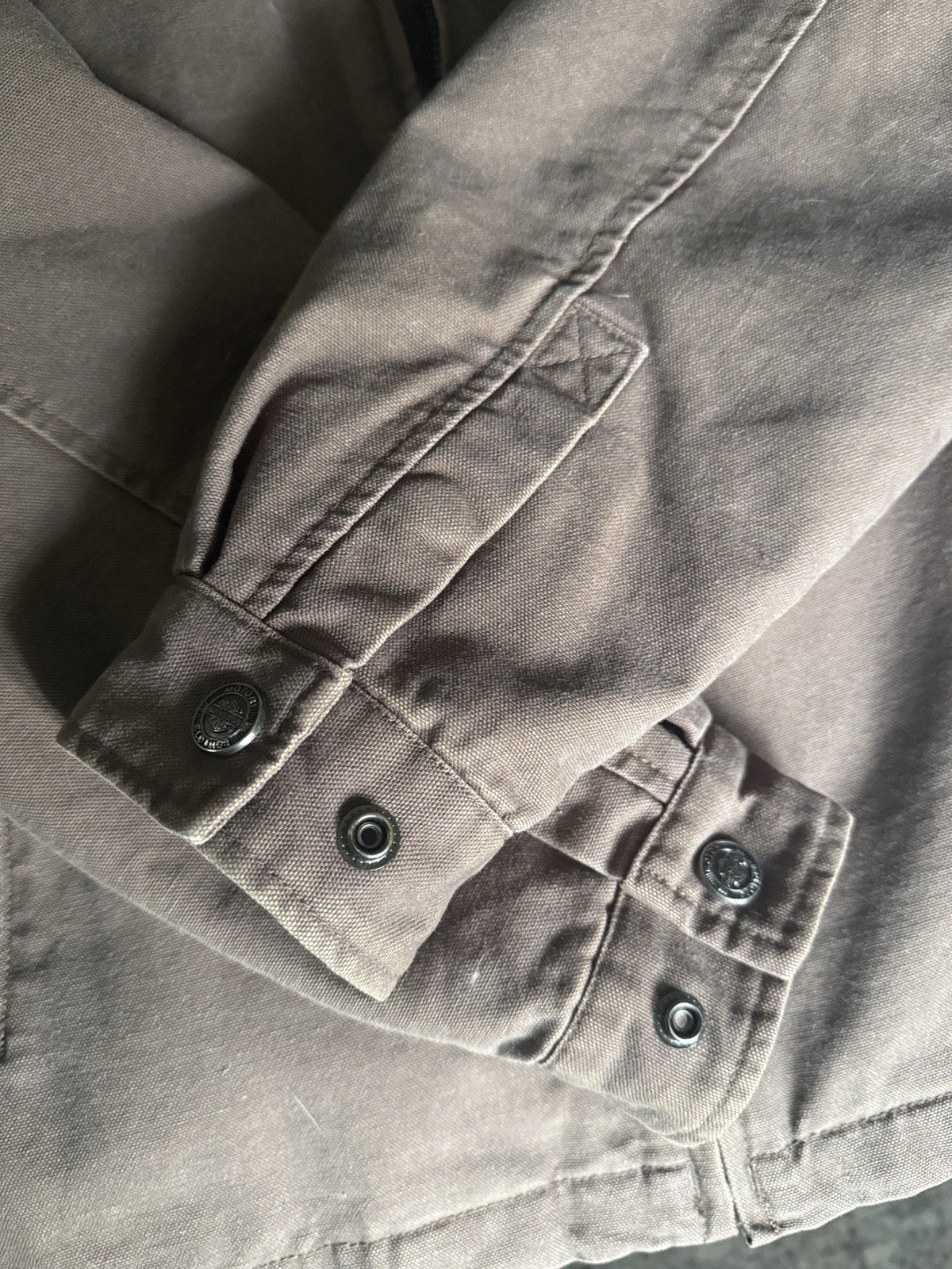 Harley-Davidson casual/work jacket (zip-front, chore/workwear style)