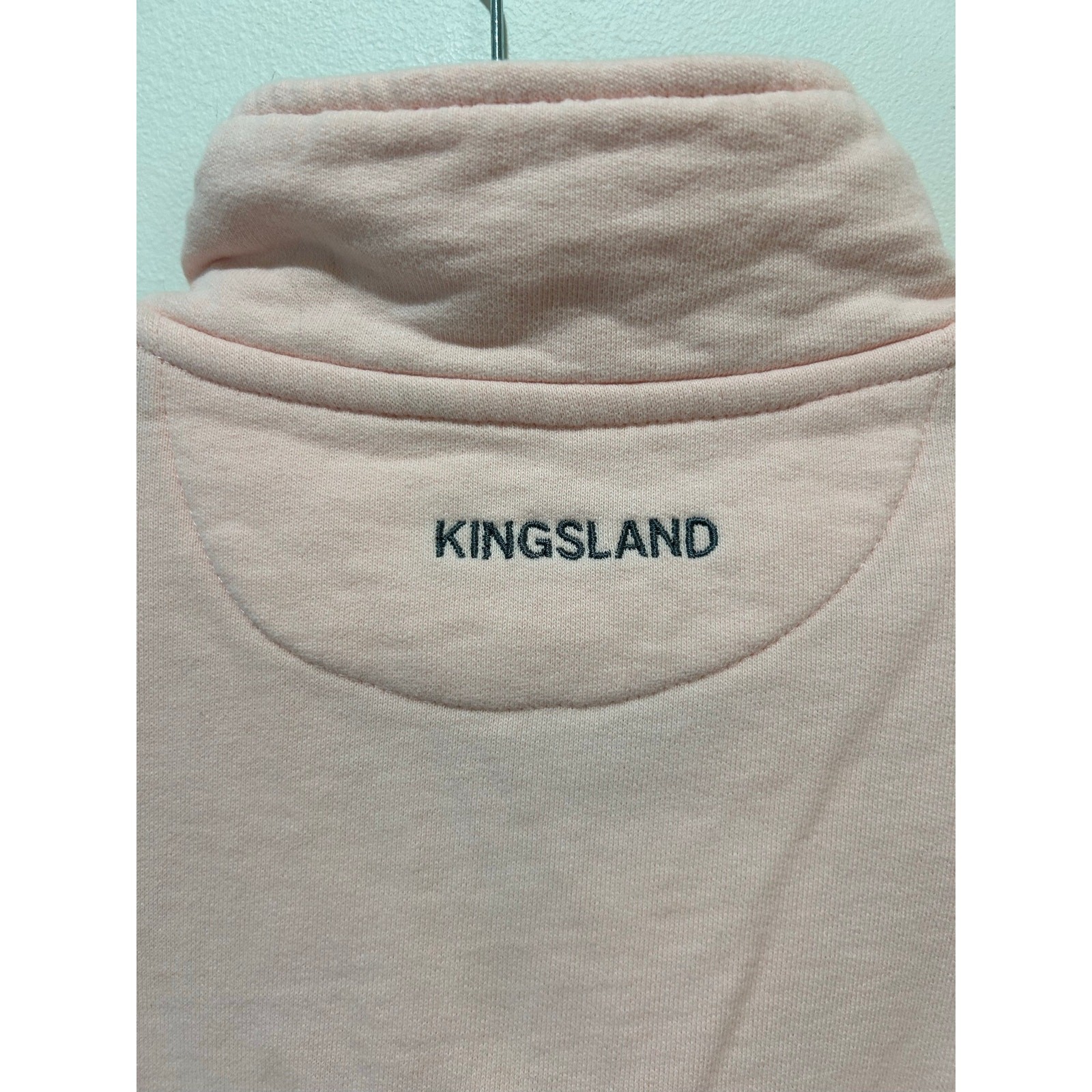 Kingsland Winter Equestrian Festival pink quarter zip sweastshirt womens XS