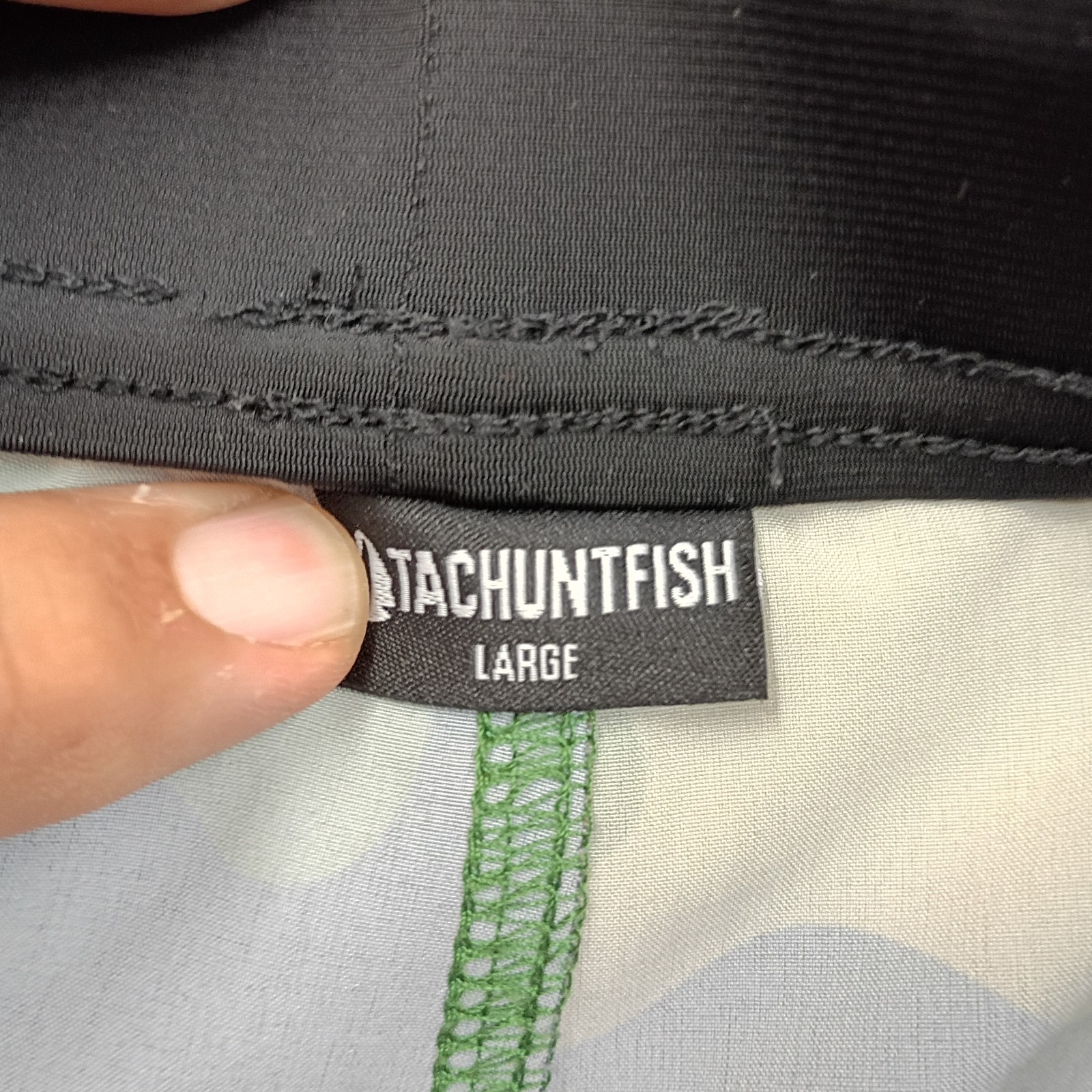 TACHUNTFISH Athletic Shorts Mens Large Woodland Camo Elastic Waist