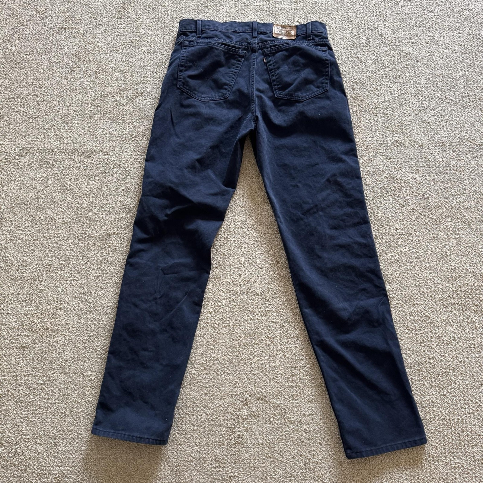 VINTAGE Levi’s 540 Jeans Mens 38×36 Blue Dark Wash Relaxed Tapered Denim USA 90s