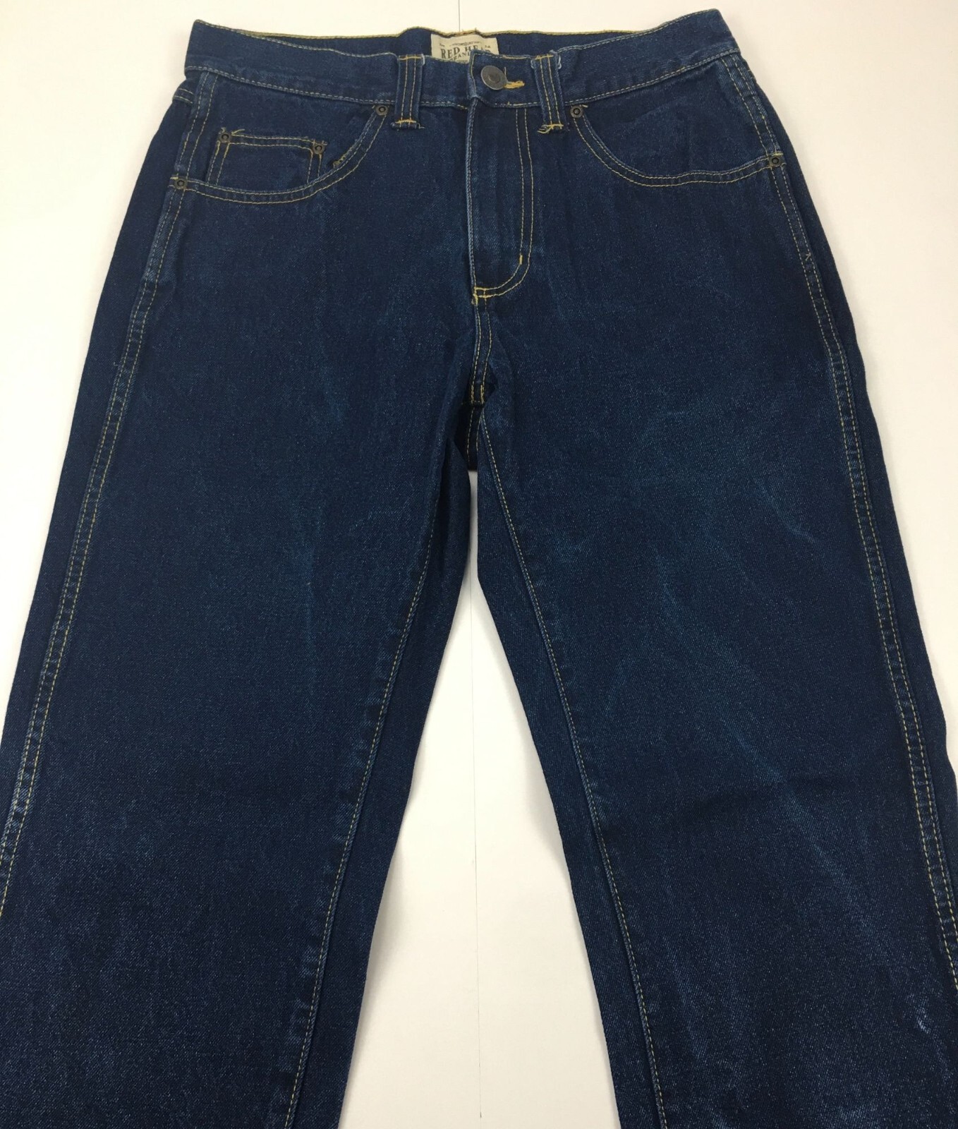 Red Head Jeans Mens Size 30 x 32 Dark Wash Straight Leg Blue Denim 100% Cotton