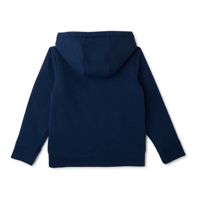 Wonder Nation Boys Lined Hoodie with Long Sleeves-Blue Cove-Large(10-12)-NWT