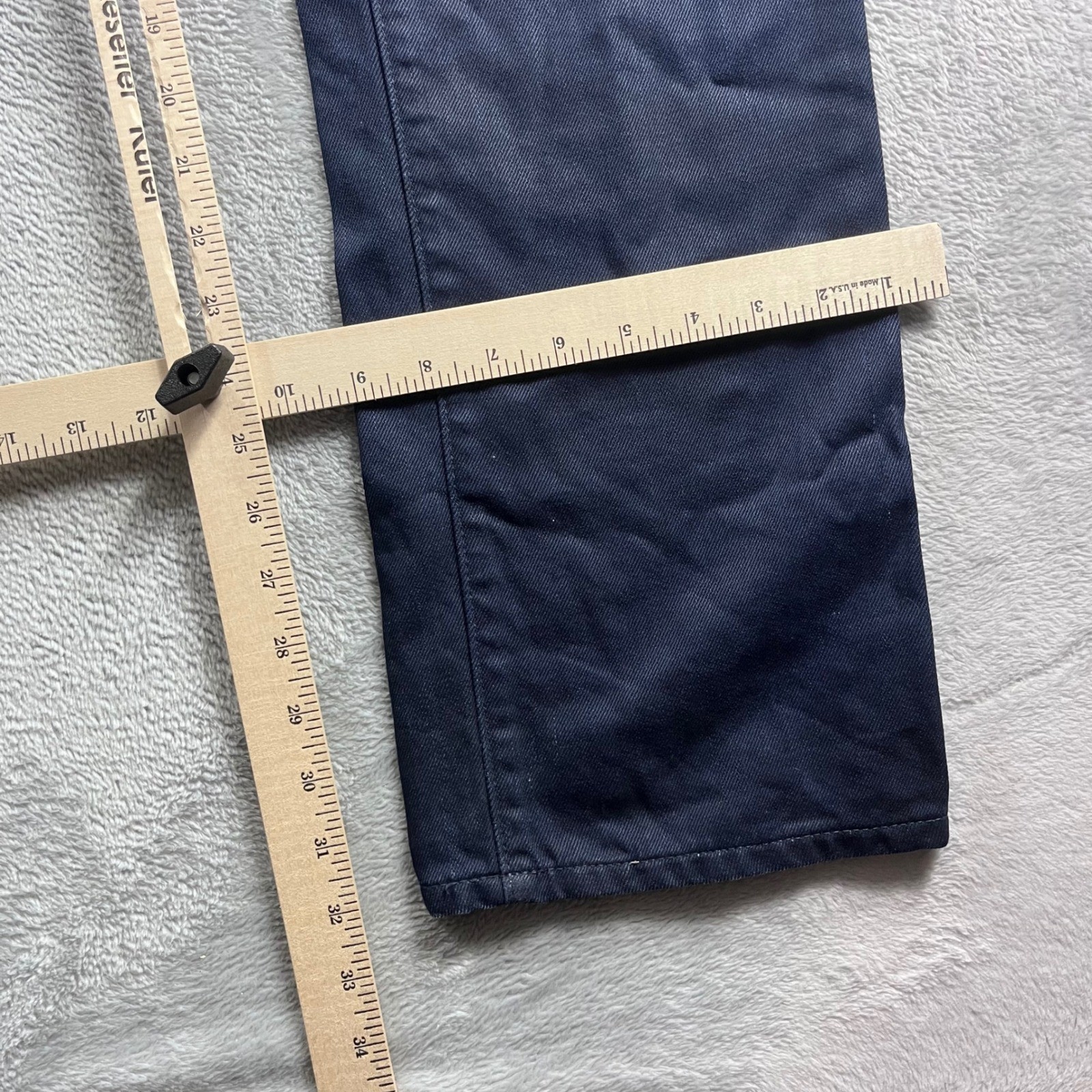 Armani Jeans J45 Slim Fit Indigo Blue Pants Mens Size 34 Designer Trousers