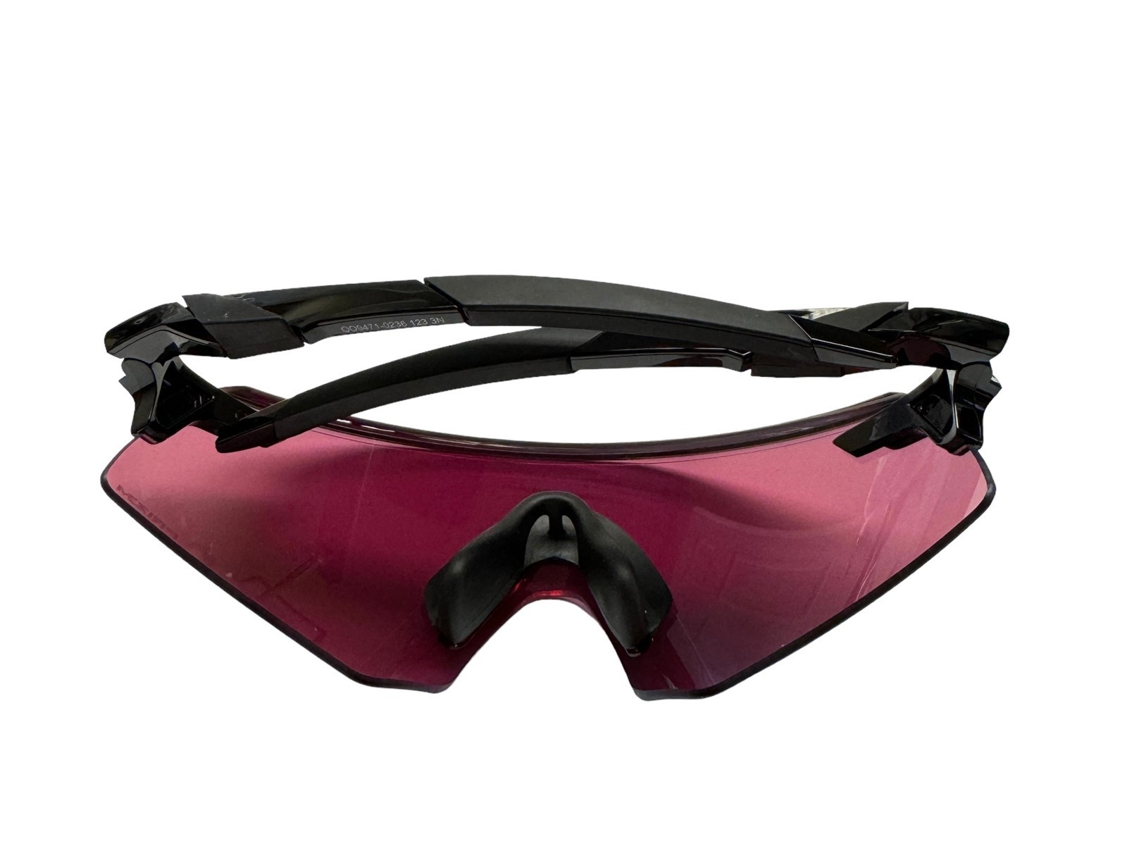 Oakley Encoder Shield Sunglasses Polished Black Prizm Field OO9471-0236 w/case