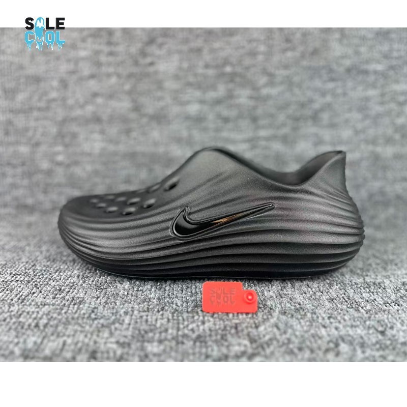 Nike ReactX Rejuven8 Triple Black New Foam Comfy Men’s Sandals HV5060-001