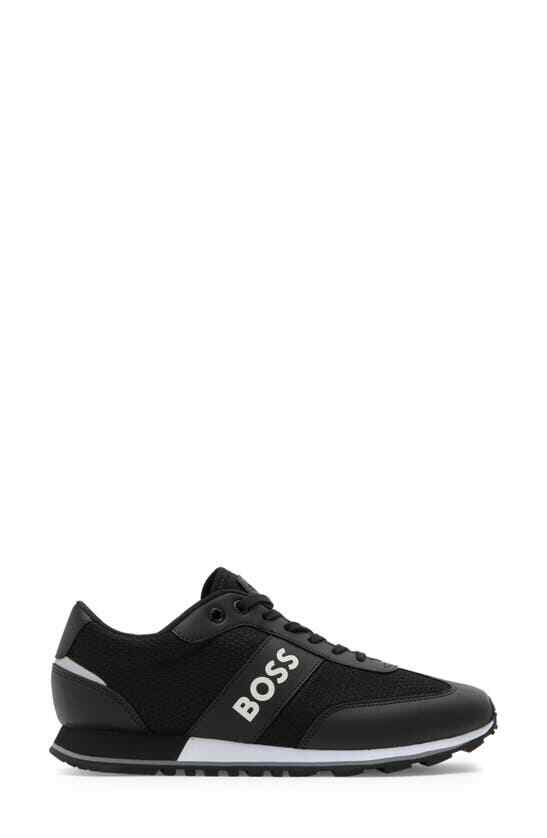 HUGO BOSS $199 Men’s PARKOUR RUNN MEMX Sneakers Casual Shoes AUTHENTIC NEW BLACK