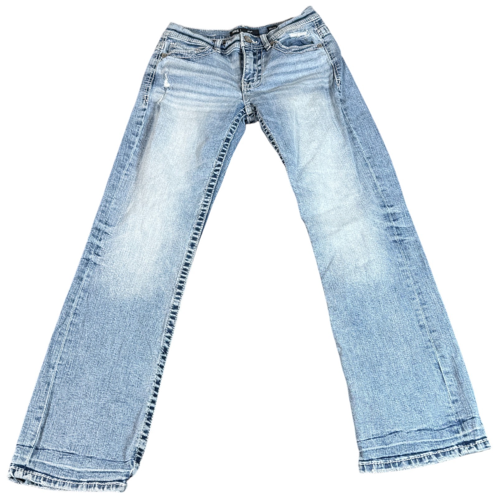 Buckle BKE Aiden Bootcut Jeans Mens 28×32 (27×31.5) Blue Denim Stretch Low Rise