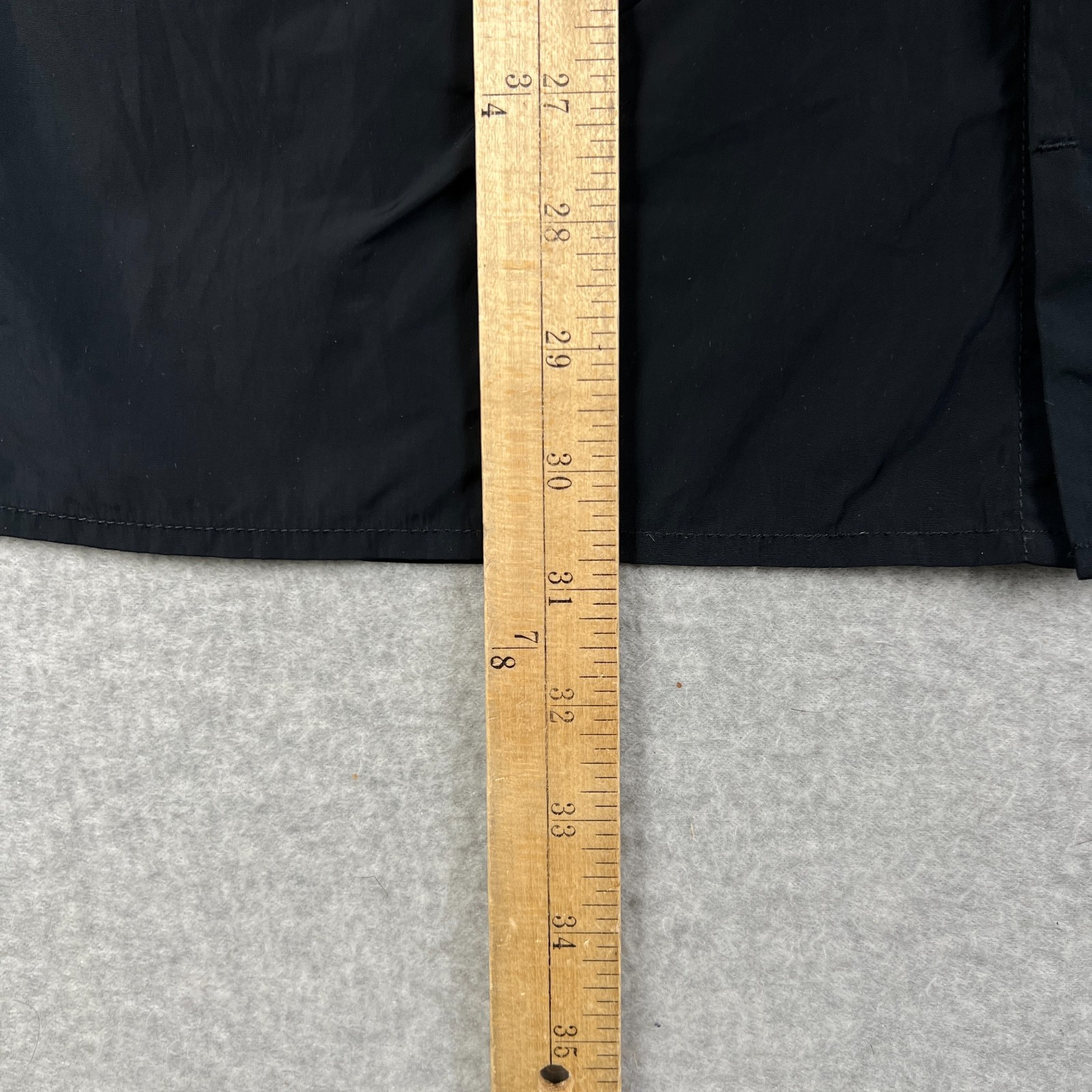 Norse Projects Bendt Light Jacket Snap Button XL Mens Black Windbreaker