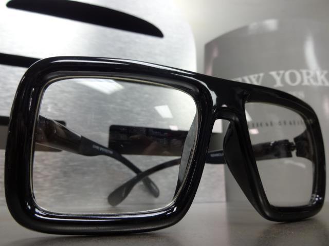 LARGE OLD SCHOOL VINTAGE RETRO Style Clear Lens GLASSES FRAME Hipster Nerd Smart