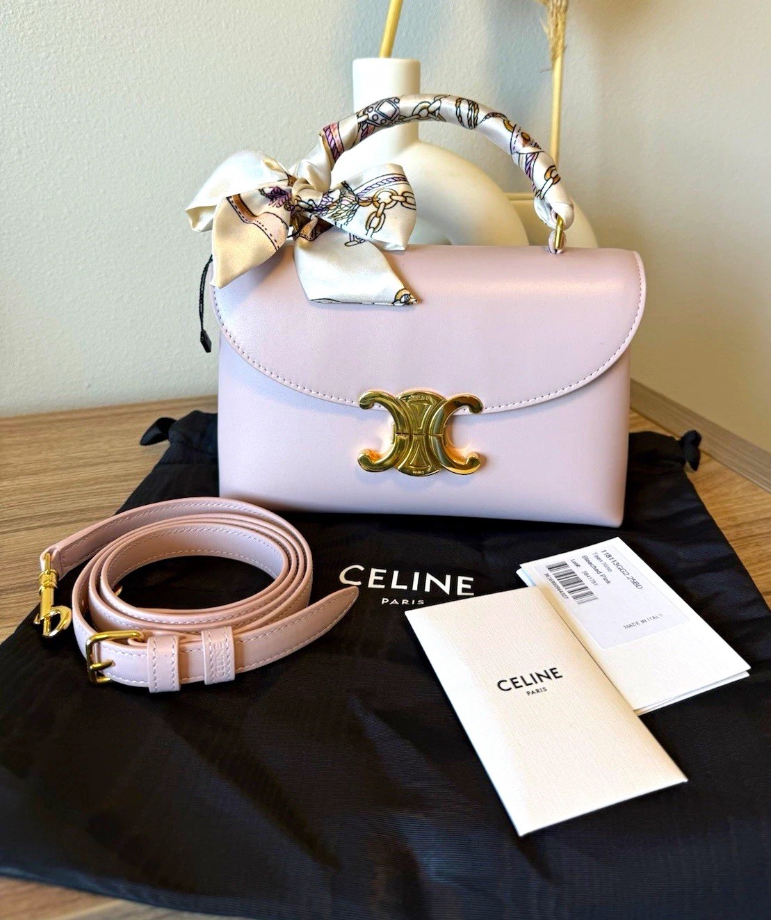 CELINE Teen Nino in Smooth Leather – Pink 💕