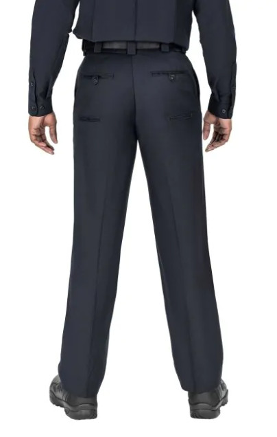 Blauer 8561P6, Police Security Pants, 6-Pocket Wool Blend Pant, Dark Navy