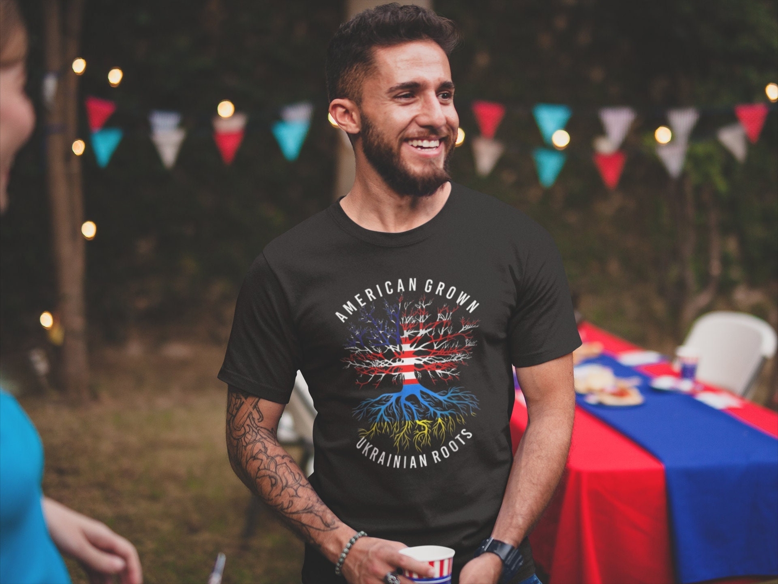 Ukraine Pride American Grown Ukrainian Roots Stand With Ukraine T shirts