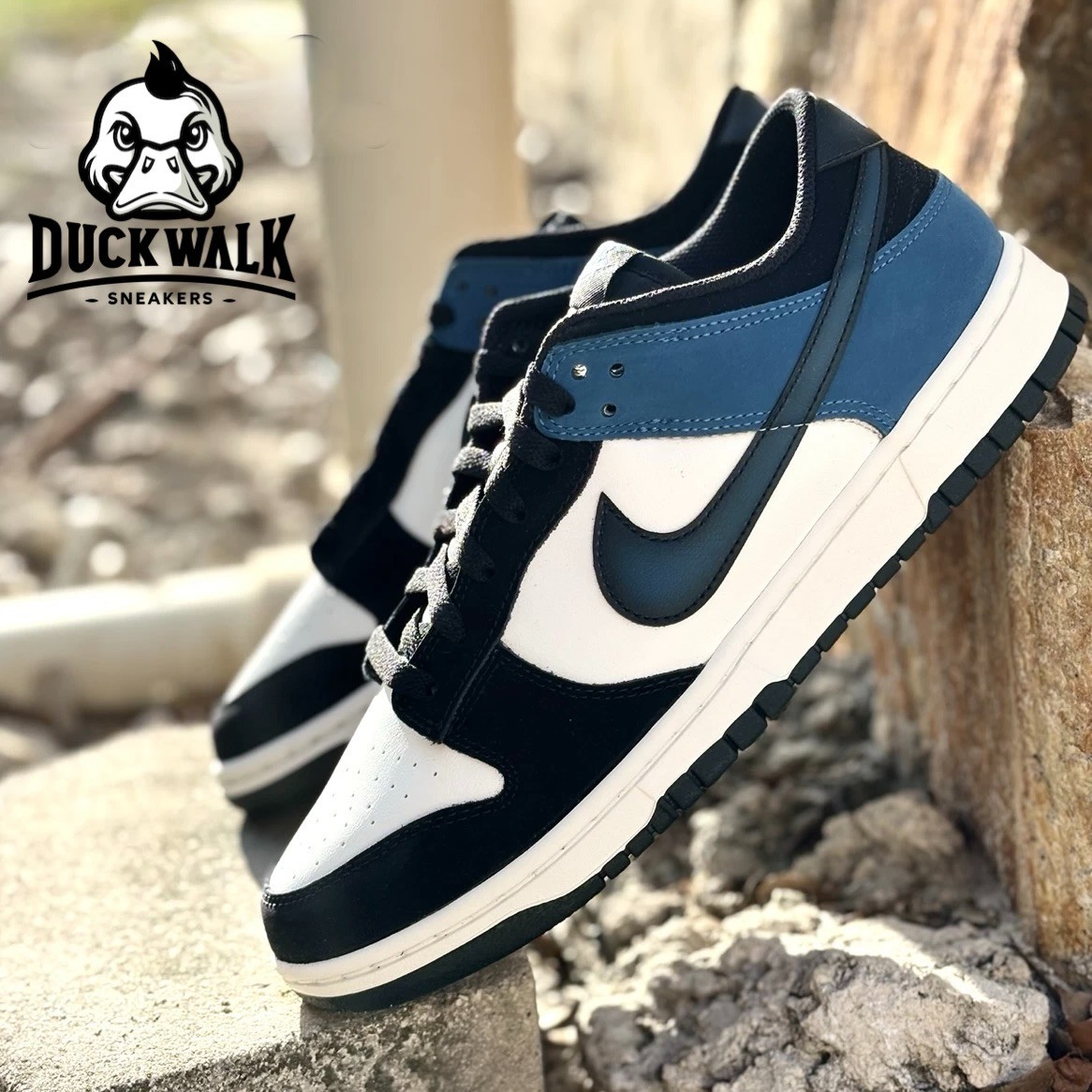 Nike Dunk Low Shoes Industrial Blue White Black FD6923-100 Men’s Size 8 NEW